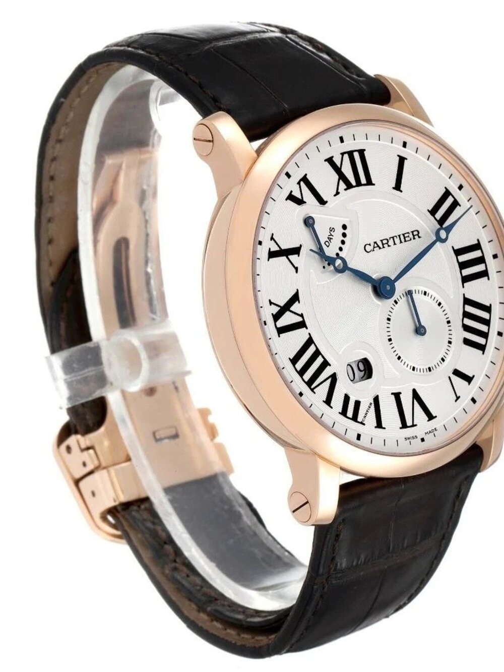 CARTIER Ronde Solo W6700255 Date Silver Dial Quartz Men's Watch - Picture 3 of 8